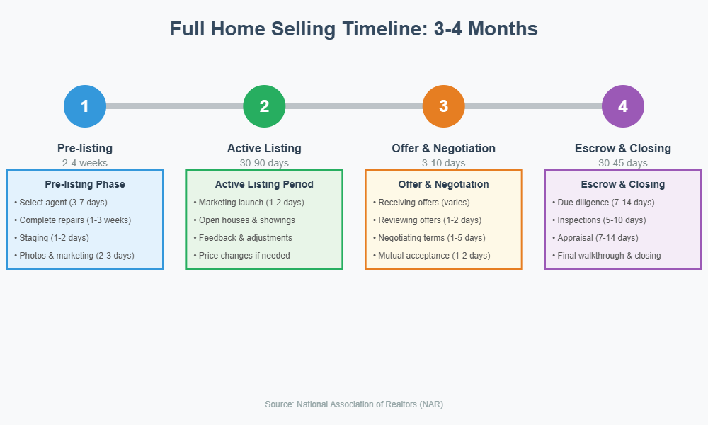 full home selling timeline